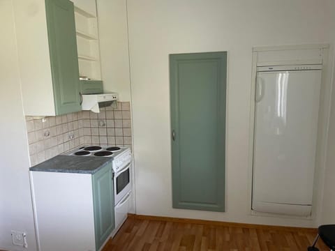 Kitchen or kitchenette, oven, stove