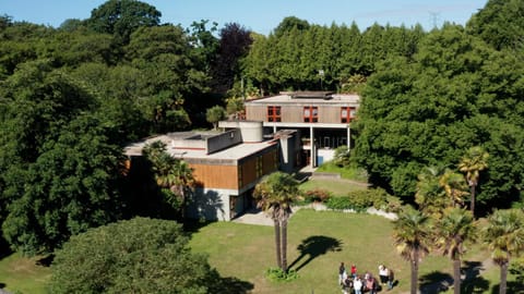 Property building, Bird's eye view, Garden view