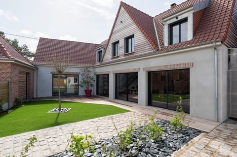 Property building, Patio, Garden, Inner courtyard view