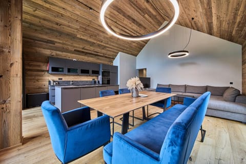 Kitchen or kitchenette, Living room, Dining area