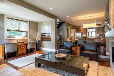 Fitzsimmons Walk Deluxe Townhome with Private Hot Tub Village Walking Distance House in Whistler