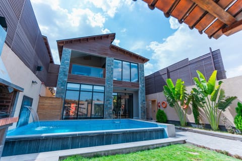 Property building, Pool view, Swimming pool