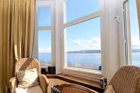 Living room, Seating area, Sea view