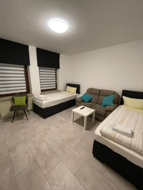 Bed, Seating area, Bedroom