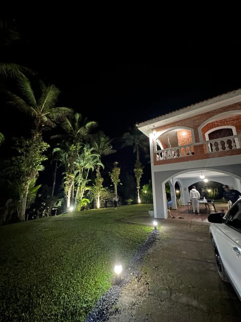 Property building, Night, Garden, Garden view, Parking