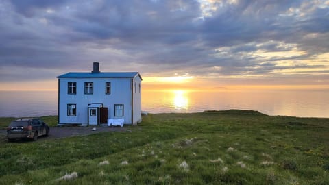 Property building, Natural landscape, Sea view, Sunset