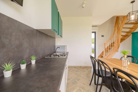 Kitchen or kitchenette, Dining area