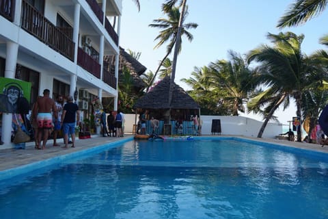 Pool view, Swimming pool, group of guests