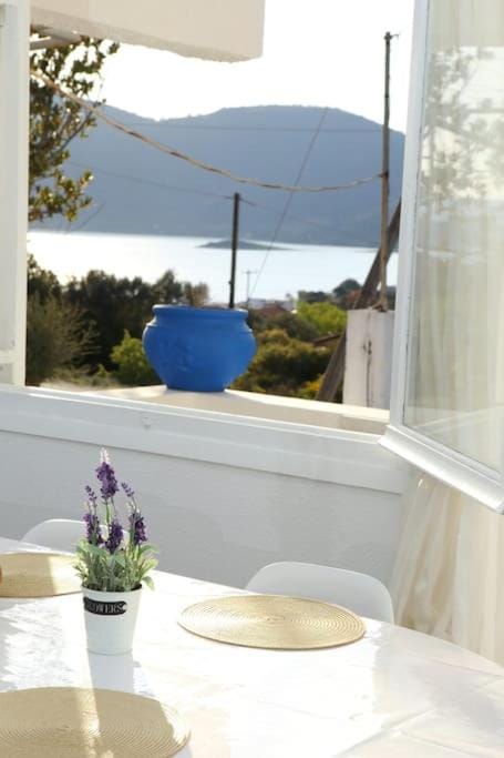 White Villa in Olive trees and Seaview to Panagia House in Euboea