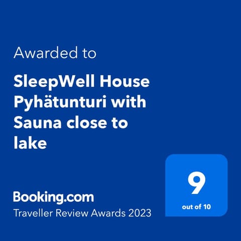 SleepWell House Pyhätunturi with Sauna close to lake Haus in Rovaniemi