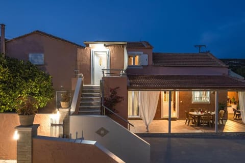 Property building, Patio, Night, View (from property/room), Balcony/Terrace, Dining area