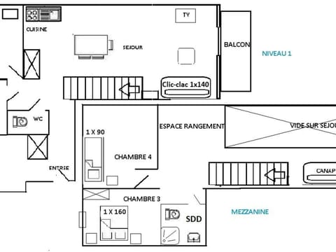 Appartement 5 pièces, skis aux pieds, près des Saisies - 9 personnes, balcon, parking inclus - FR-1-594-216 Apartment in Villard-sur-Doron