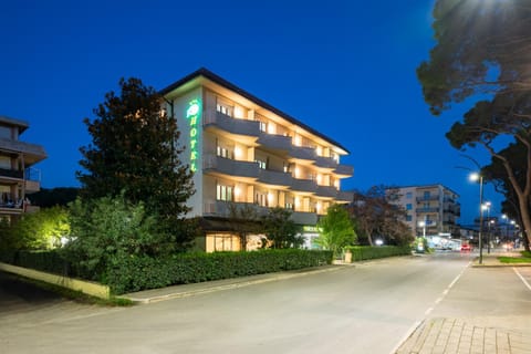 Property building, Night, Street view