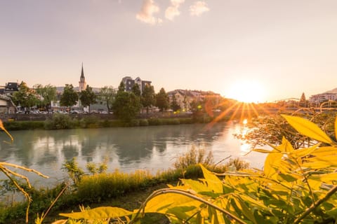 Natural landscape, River view, Sunset