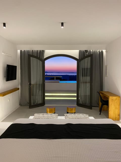 Bedroom, Sea view, Sunset