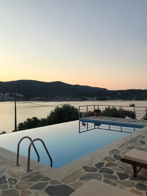 Pool view, Swimming pool, Sunset