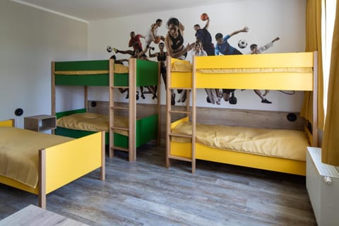 Photo of the whole room, bunk bed