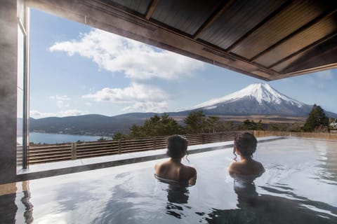 Hot Spring Bath, Mountain view, Open Air Bath, Public Bath