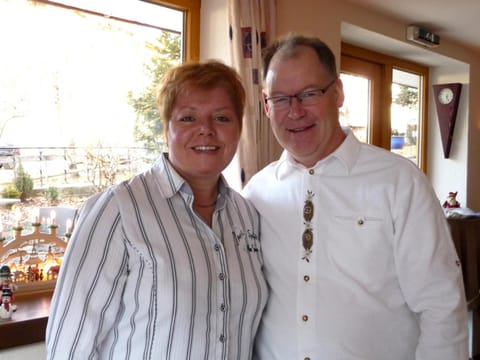 Staff, group of guests