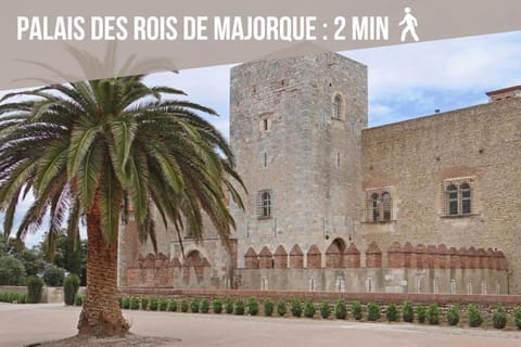 Séjour Perpignan à 20 minutes de l'Espagne avec petit-déjeuner à la demande à Les Lumineuses du Palais des Rois de Majorque Apartment in Perpignan