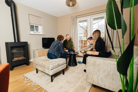 People, Seating area, Guests, Family