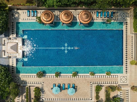 Bird's eye view, Pool view, Swimming pool, sunbed