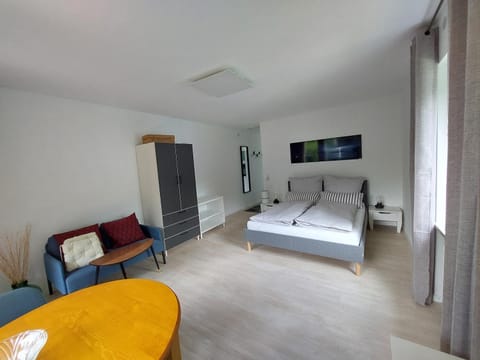Bed, Living room, Photo of the whole room, Seating area, Bedroom, wardrobe