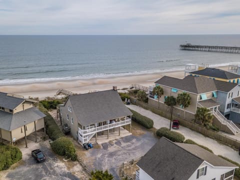 Johnson's Nest Seaside Serenity & Oceanfront Escape with Game Room and Beach Access House in Pawleys Island