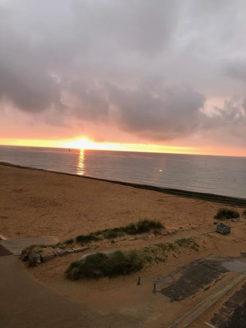 Natural landscape, Beach, Sea view, Sunrise, Sunset