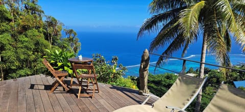 Patio, Dining area, Sea view