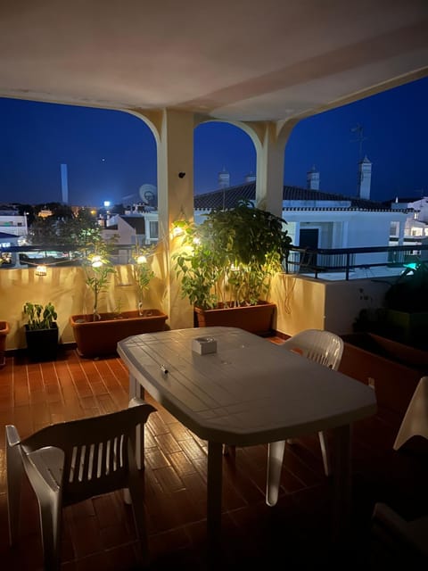 Patio, City view