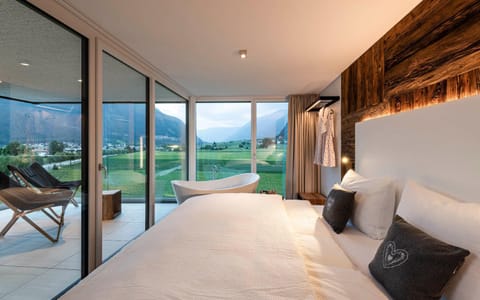 View (from property/room), Bedroom, Mountain view, Bath