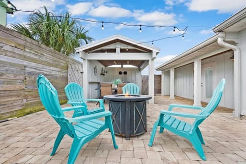 Paradise Packs A Punch! Beachside Home with Heated Pool, Outdoor Lounge, Steps from Beach Access House in Crescent Beach