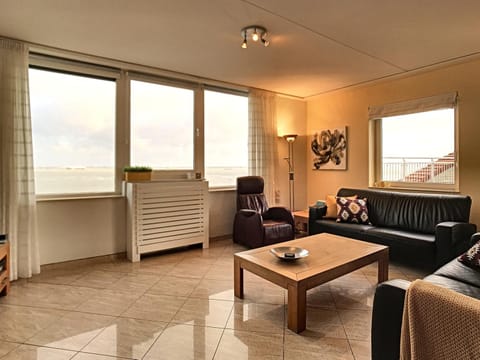 Living room, Seating area, Sea view