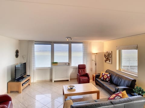 Living room, Seating area, Sea view