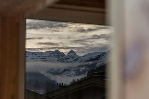 Winter, Sauna, Mountain view