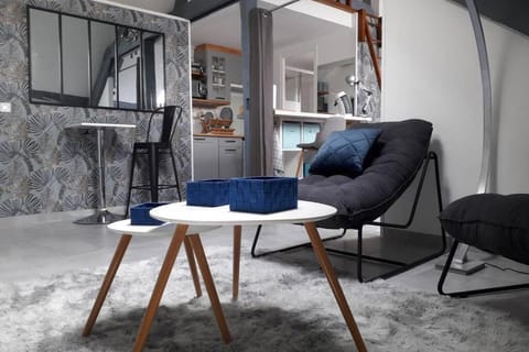 Loft Haut de Gamme Centre Montargis, Place de Parking, Local à vélos, Linge de lits et serviettes, coin rivière amenagé, Hamac, Épicerie, Vélos en option, Tout confort jusqu'à 4 voyageurs Apartment in Centre-Val de Loire