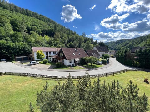 Property building, Neighbourhood, Natural landscape, Bird's eye view, Mountain view