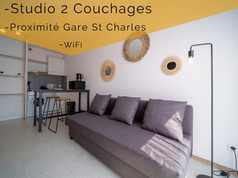 Appartement tout équipe à 6min de St Charles Apartment in Marseille