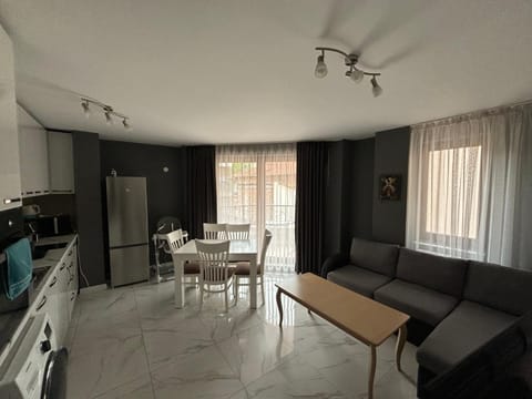 Kitchen or kitchenette, Living room, Dining area