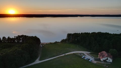 Property building, Bird's eye view, Lake view, Sunset