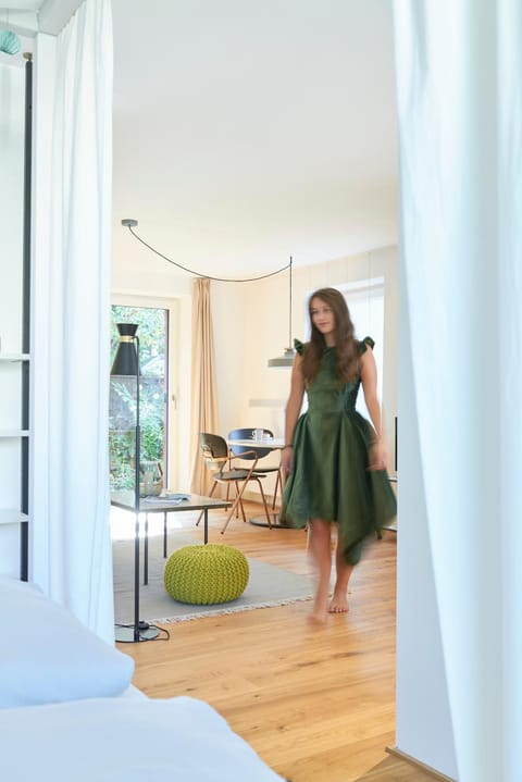 Rotes Haus Bregenz Garten Wohnung Apartment in Bregenz