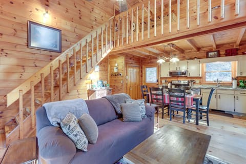 Waterfront Cabin with Incredible Views and Hot Tub! House in Ellijay