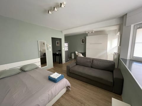 Bed, TV and multimedia, Living room, Photo of the whole room, Seating area, Bedroom, towels