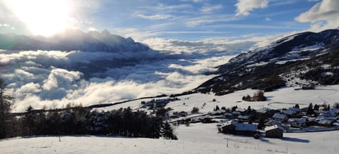 Natural landscape, Winter, Mountain view