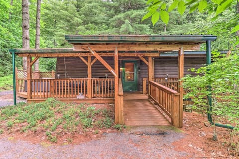Cozy Maggie Valley Cabin with Deck and Private Hot Tub Casa in Ivy Hill
