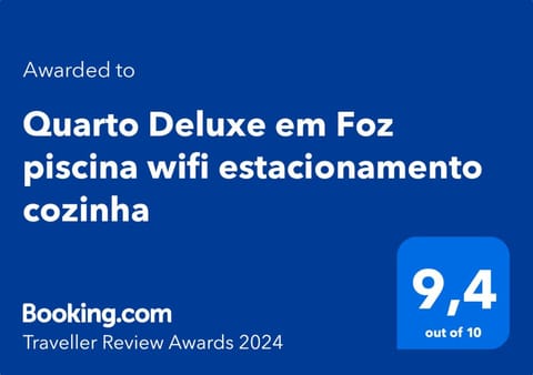 Quarto Deluxe em Foz piscina wifi estacionamento cozinha E AR Vacation rental in Foz do Iguaçu