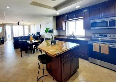 Stunning oceanfront condo on usable Sandy Beach Apartment in Rosarito