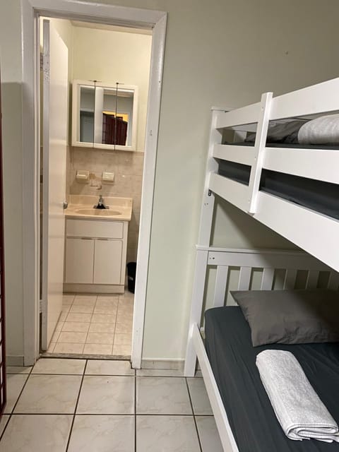 Single Size BOTTOM Bunk Bed - Mixed Shared ROOM Hostel in Miami Springs