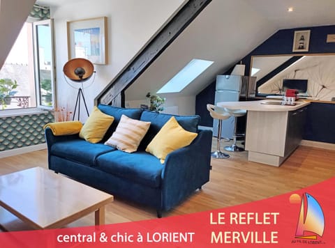 Living room, kitchen